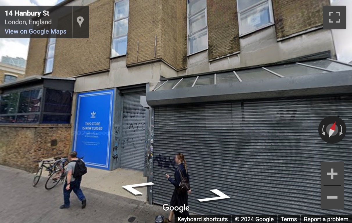 Street View image of 17 Hanbury Street, Central London, E1