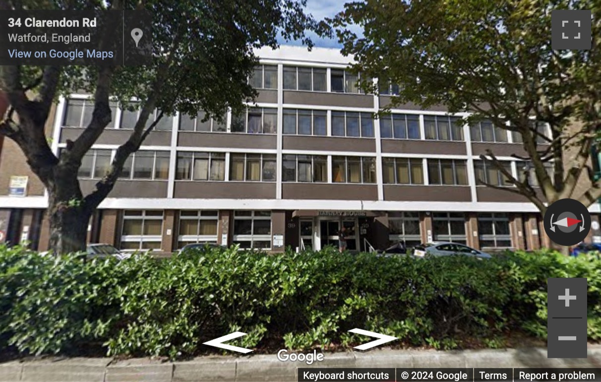 Street View image of Clarendon Wrx, Clarendon Road, Watford, Hertfordshire