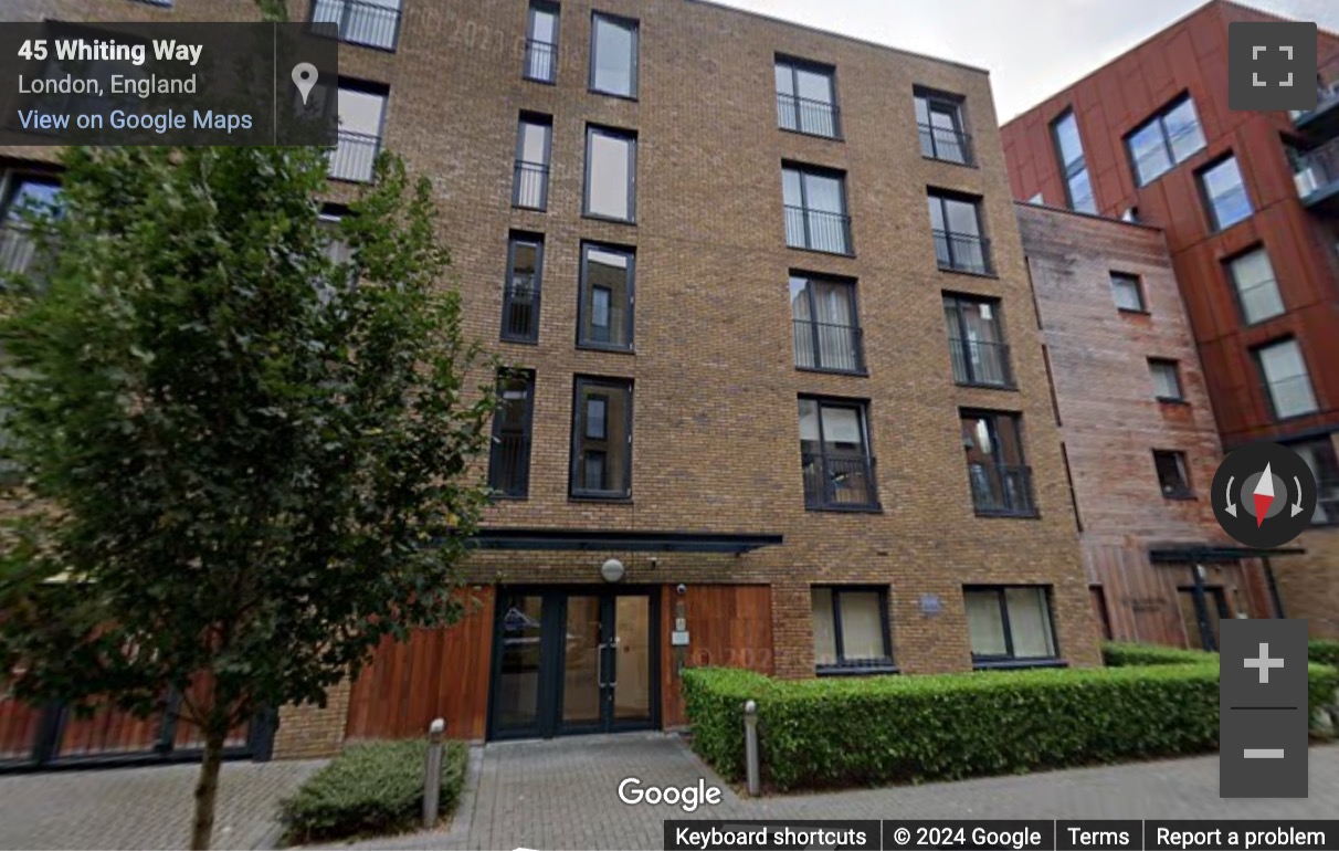 Street View image of Cadmus Court, Ground Floor, Block C, Marine Wharf, Central London