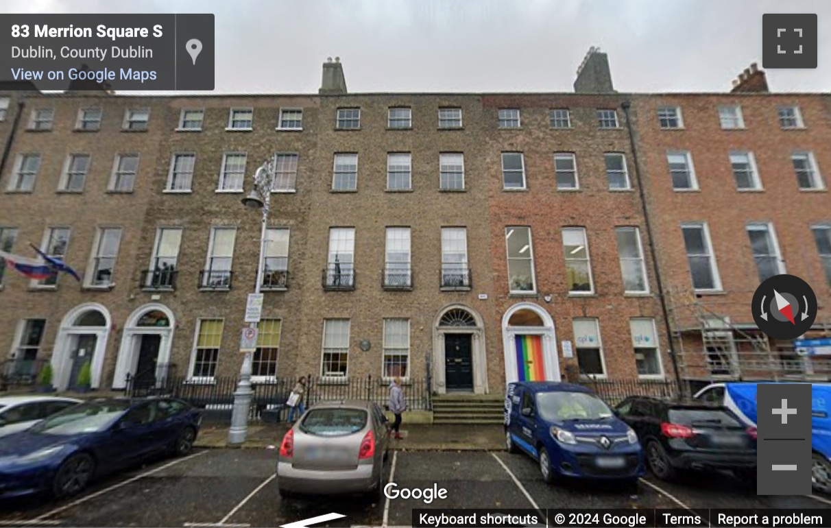 Street View image of 81 Merrion Square, Dublin