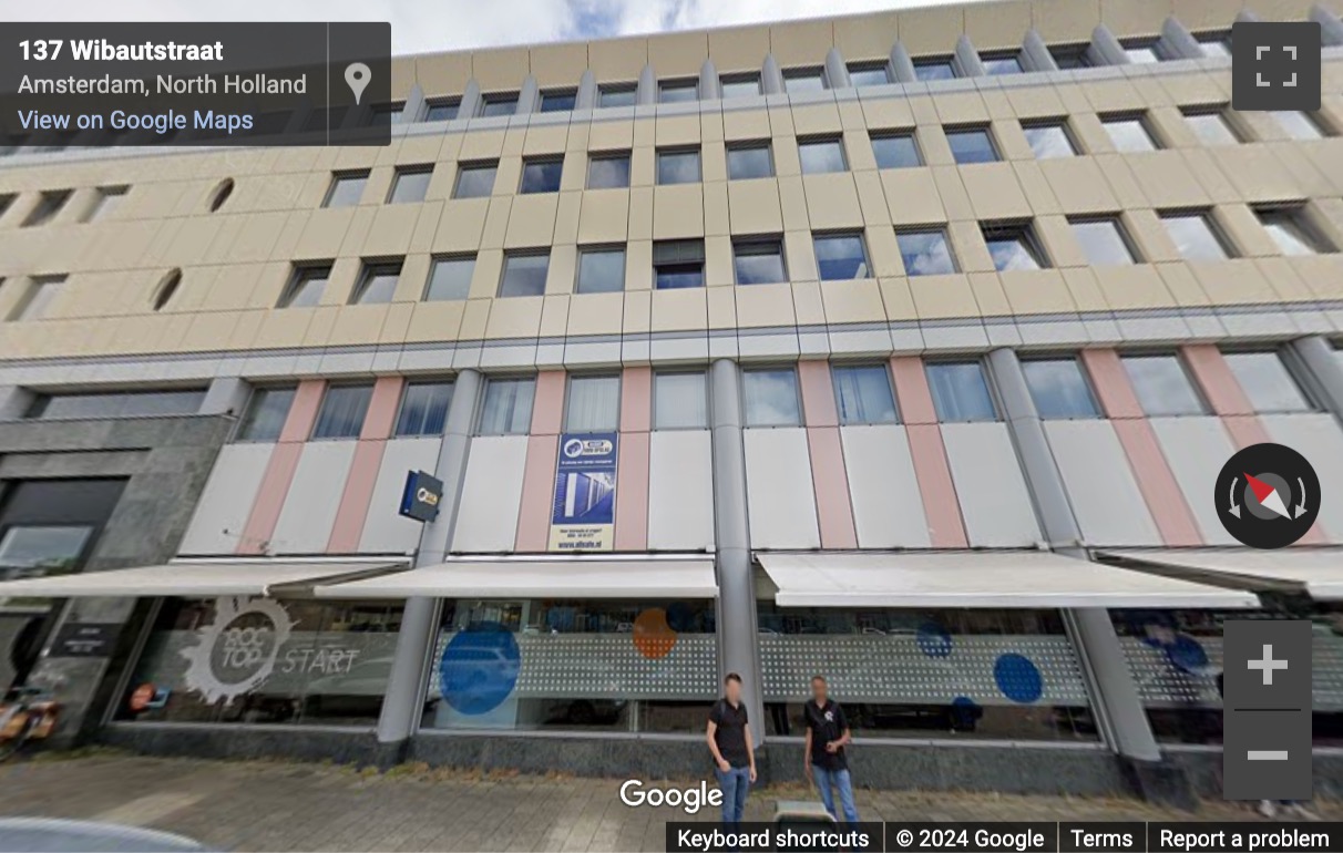 Street View image of Wibautstraat 137 D, Amsterdam, North Holland