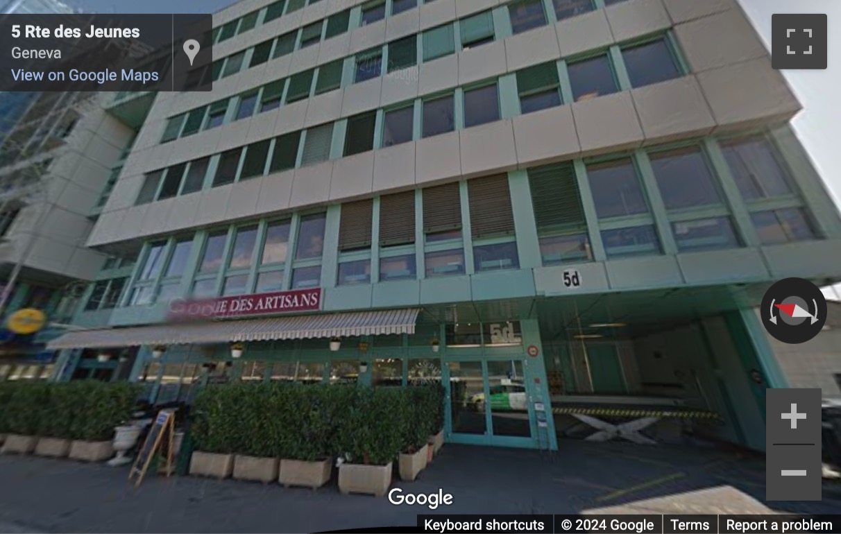 Street View image of Rte des Jeunes 5D/6th floor, Geneva