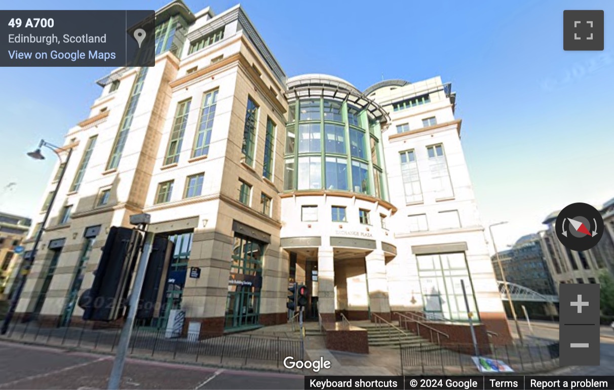 Street View image of Exchange Plaza, 50 Lothian Road, Edinburgh