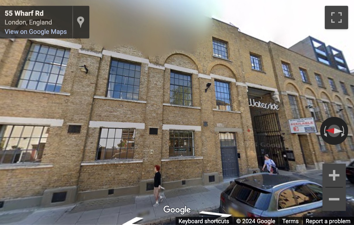 Street View image of Unit 8 44-48 Wharf Road, Nirvana CPH, Central London, N1, UK