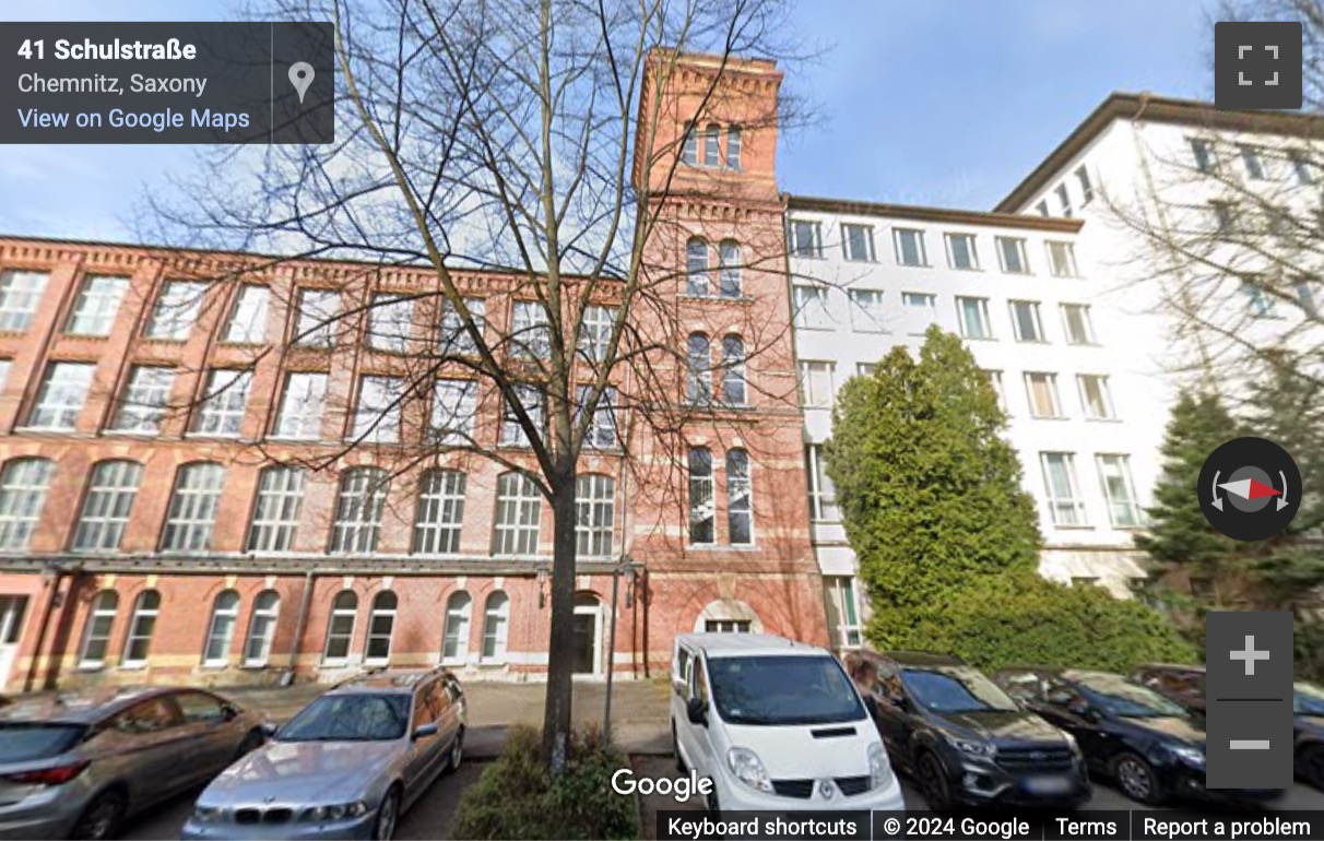 Street View image of Schulstraße 38, Chemnitz, Saxony