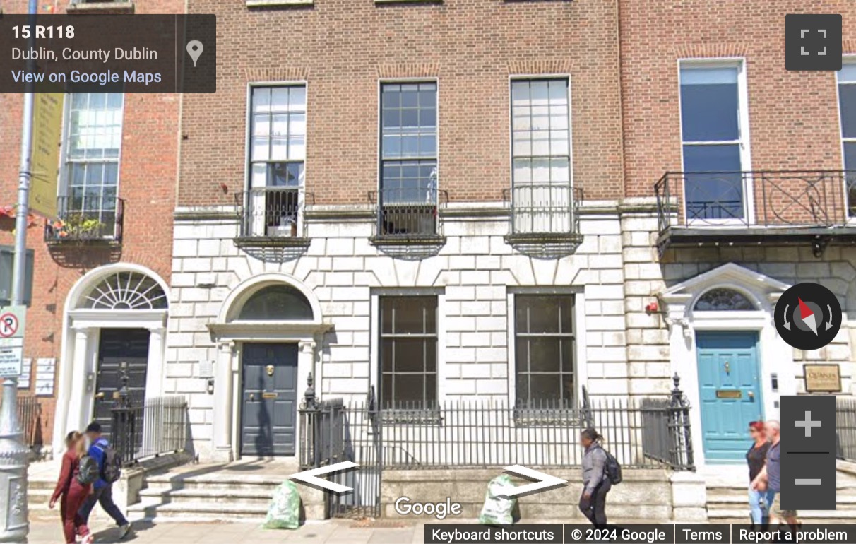 Street View image of 12 Merrion Square, Dublin 2