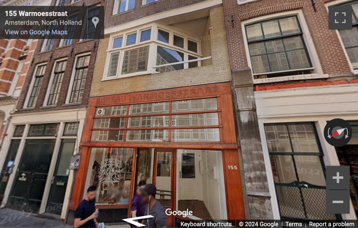 Street View image of Warmoesstraat 155, Amsterdam, North Holland