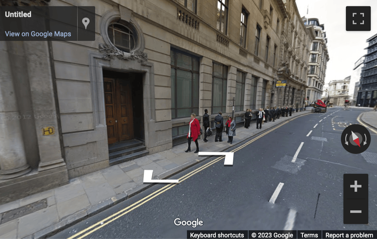 Street View image of 32 Threadneedle Street, Bank, Central London, EC2R, UK