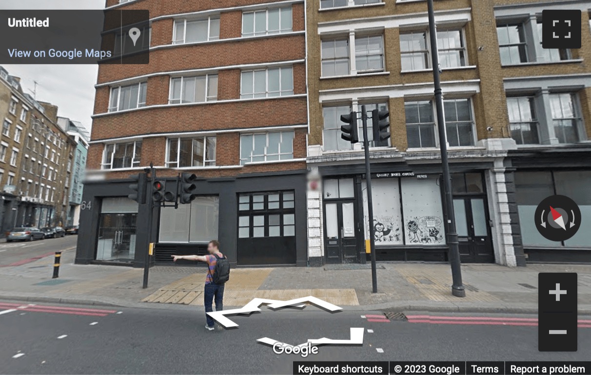 Street View image of 64 Great Eastern Street, Tech City, Shoreditch, Central London, EC2A