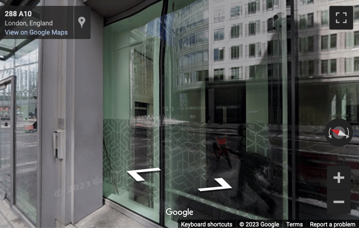 Street View image of Palladia 288 Bishopsgate, Central London, EC2M (nr The Broadgate complex)