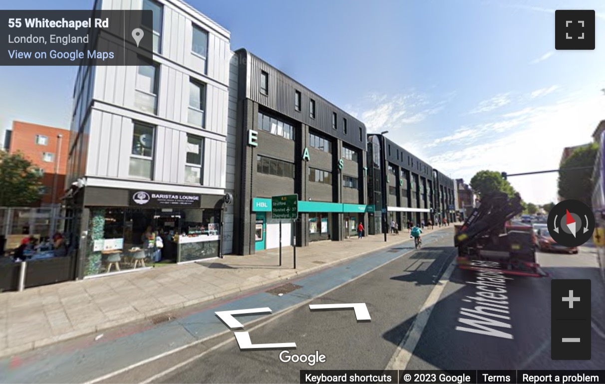 Street View image of Whitechapel Technology Centre, 75 Whitechapel Road, London, E1, UK