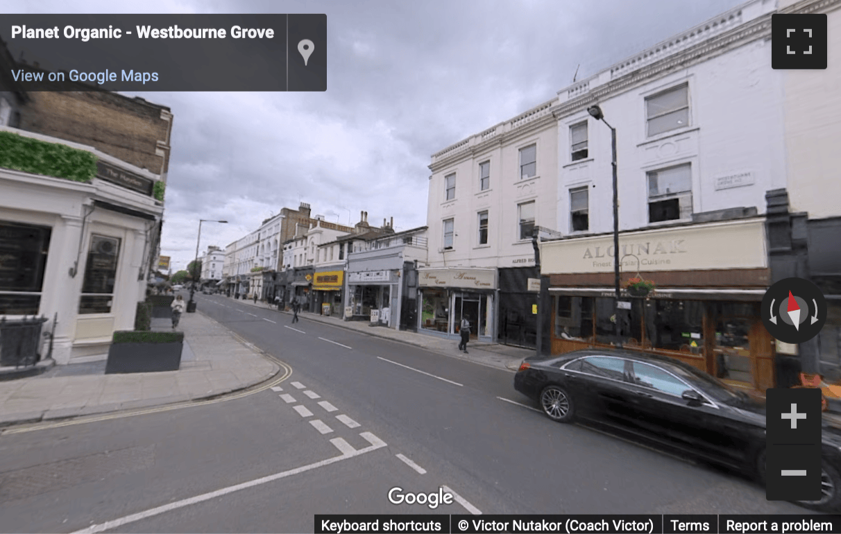 Street View image of 42 Westbourne Grove, 2nd Floor, Notting Hill, London, W2, UK