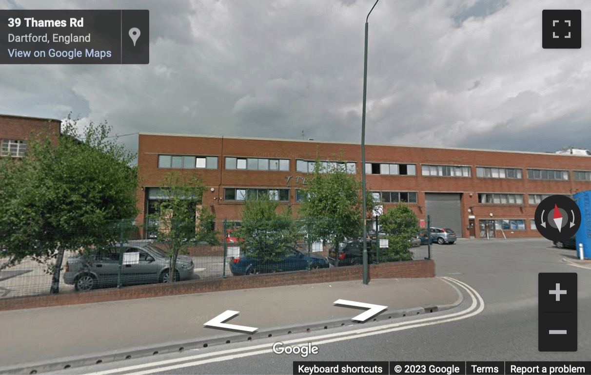 Street View image of Parkside Works Unit D, Texcel Business Park, Thames Road, Dartford, Kent