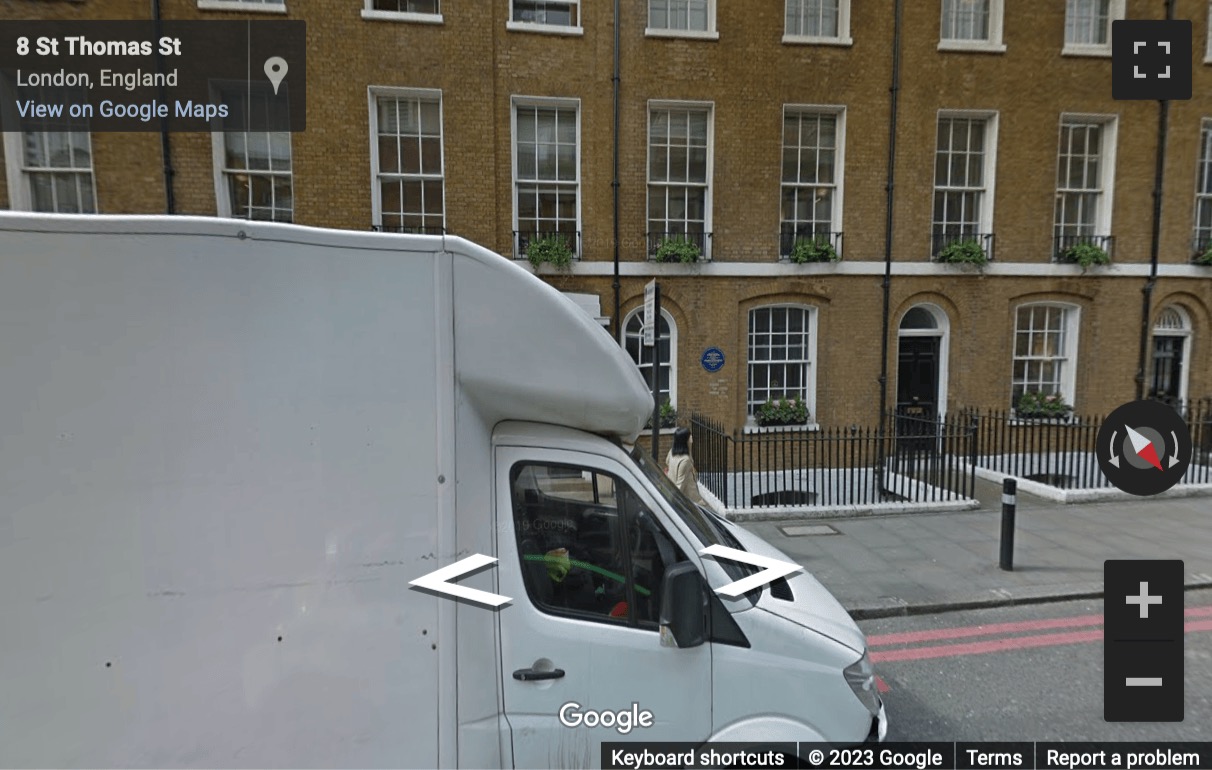 Street View image of 8 St Thomas Street, Bankside, Central London, SE1