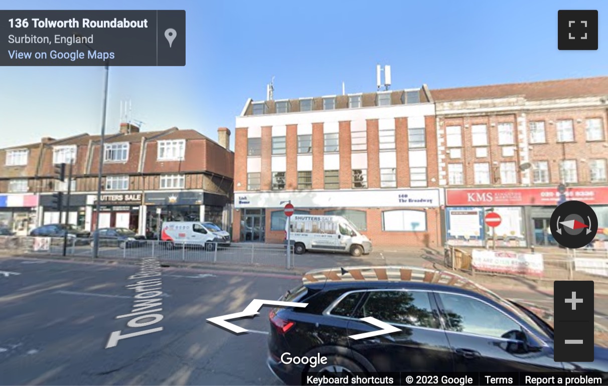 Street View image of Linkhouse 140, The Broadway, Kingston, Surrey