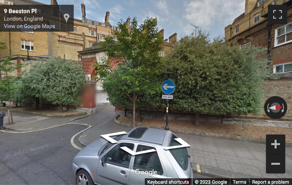 Street View image of 7 Grosvenor Gardens, Central London, SW1W, UK