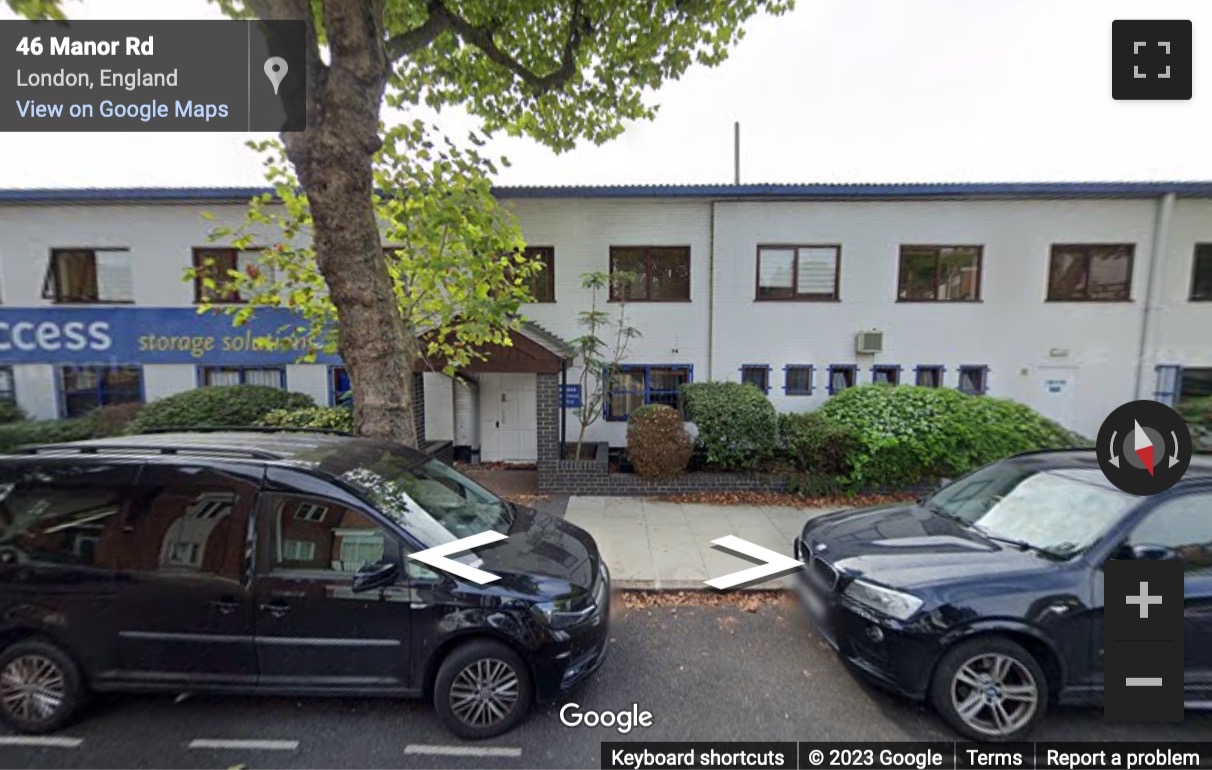 Street View image of Manor Road, West Ealing, North West London, W13, UK