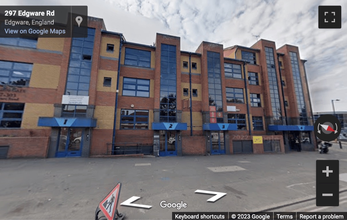 Street View image of Watling Gate, 297-303 Edgware Road, Colindale, Edgware, London, NW9