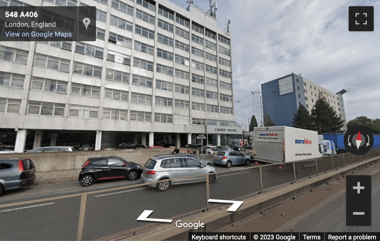 Street View image of Crown House Business Centre, North Circular Road, Park Royal, London