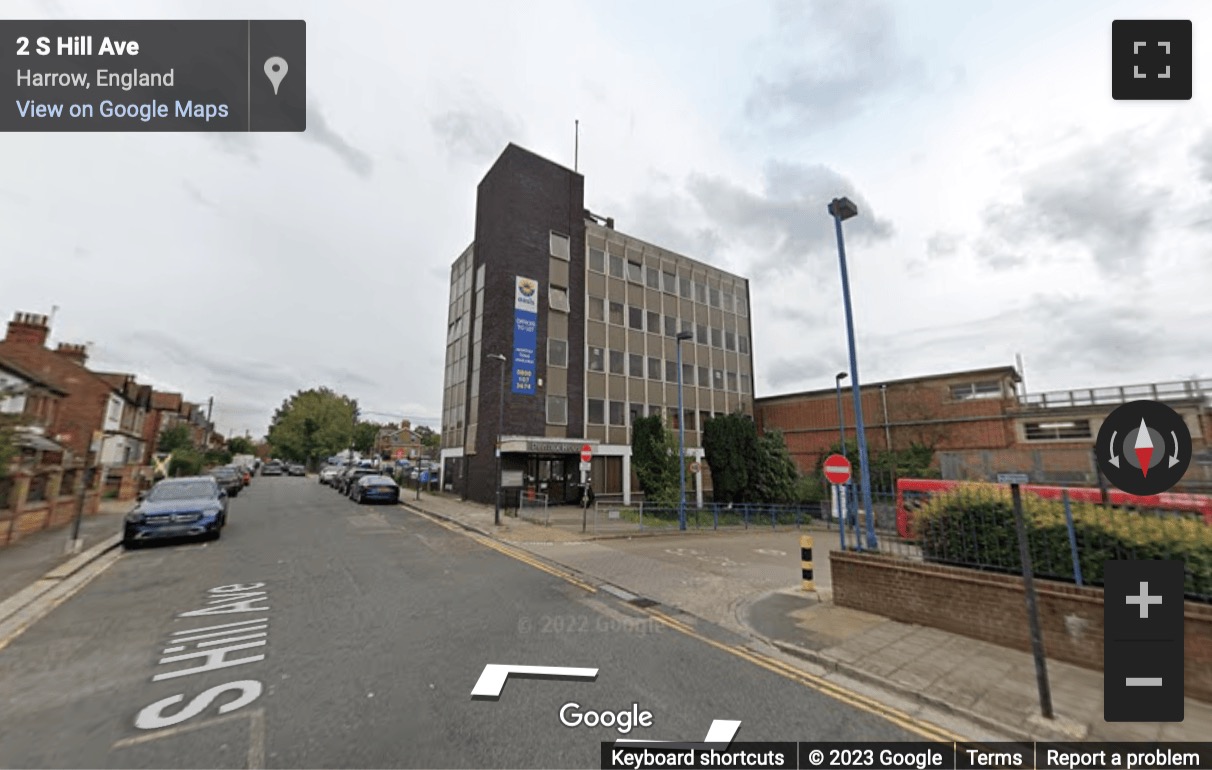 Street View image of Pentax House, South Hill Avenue, Northolt Road, Harrow, London, HA2