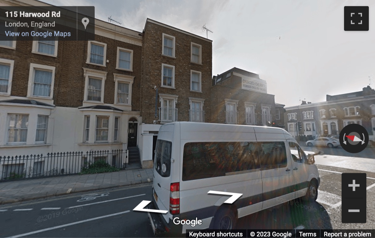 Street View image of Chelsea Gate Studios, 115 Harwood Road, South West London, SW6