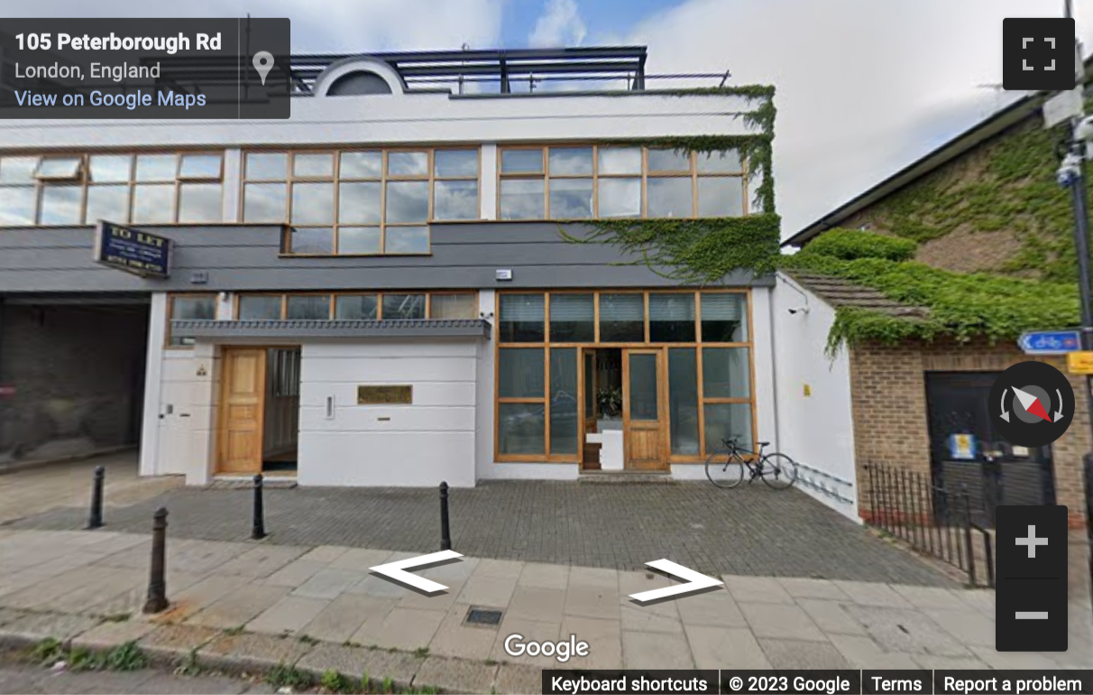 Street View image of South Park Studios, 88 Peterborough Road, Fulham, London, SW6