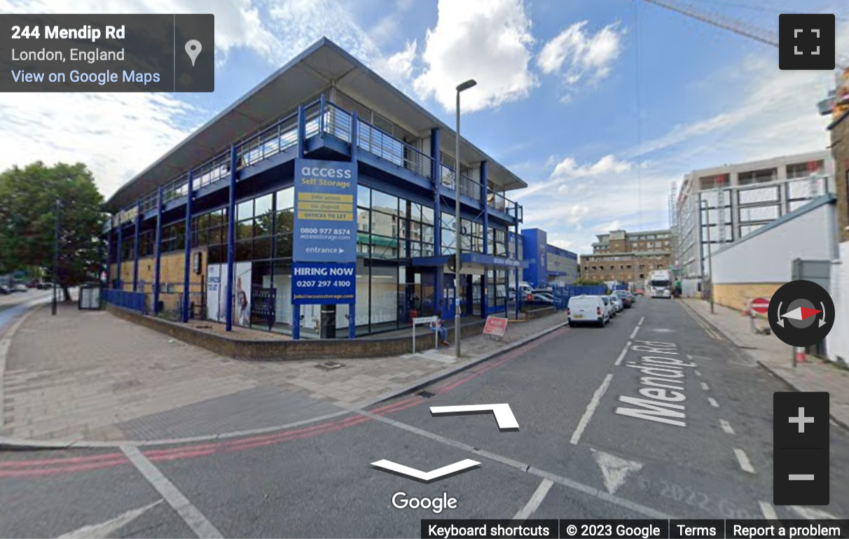 Street View image of 248, 250 York Road, Wandsworth, Central London, SW11, UK