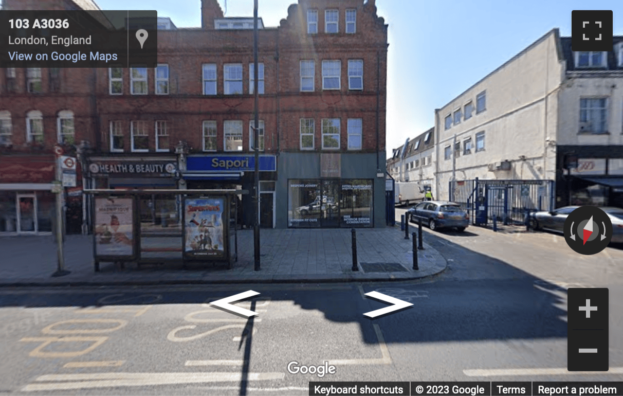 Street View image of Battersea Business Centre, 99-109 Lavender Hill, Clapham, London, SW11