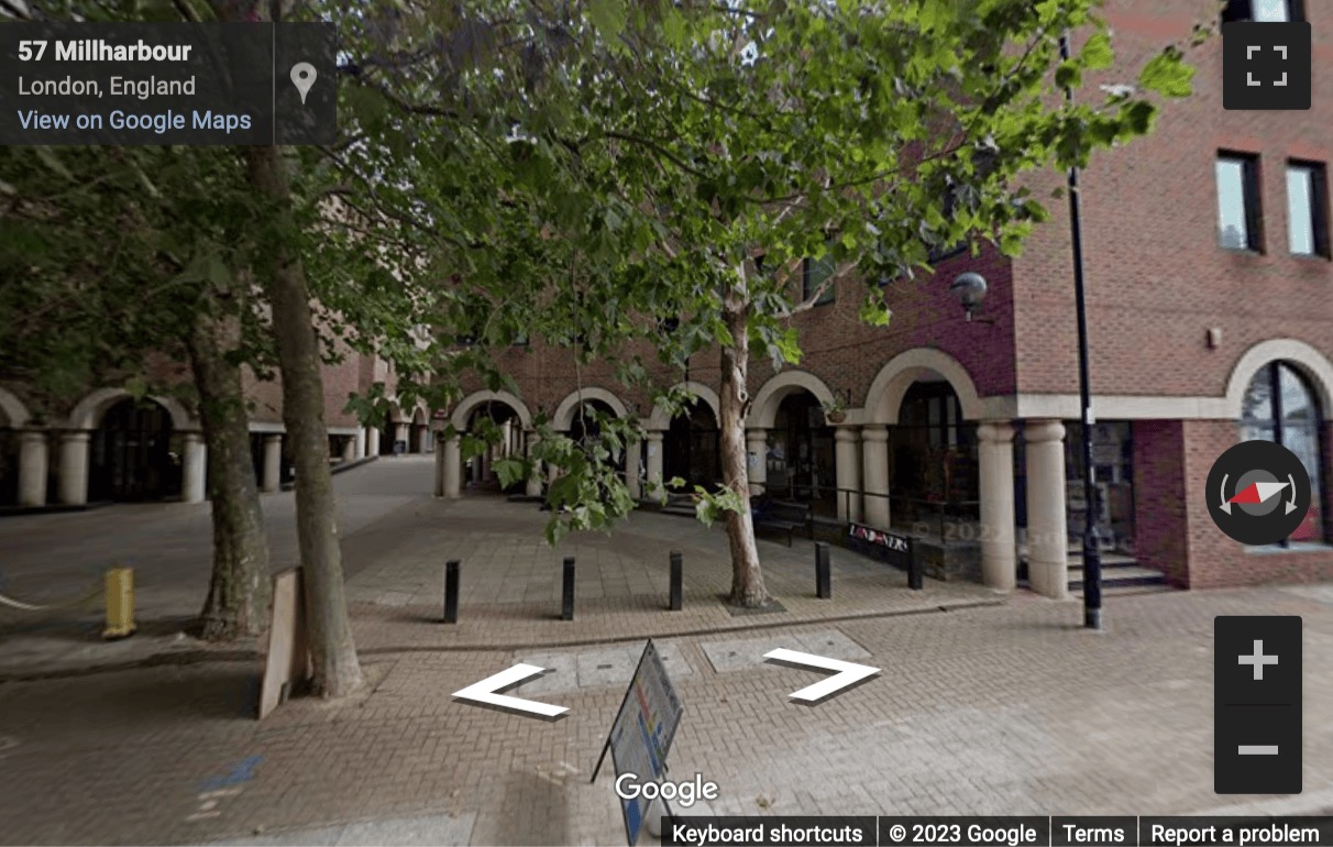 Street View image of Davenport House, 16 Pepper Street, London, E14 (Near Canary Wharf)