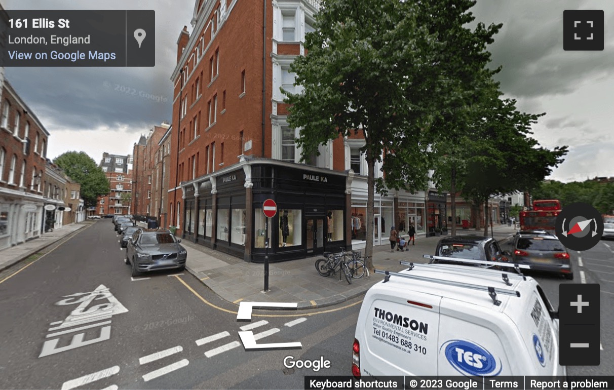 Street View image of Shared Office in Central London, 21 Ellis Street, Knightsbridge, (ideal for start-ups)