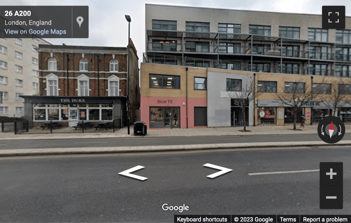 Street View image of 133 Creek Road, Greenwich, East London, SE8, UK