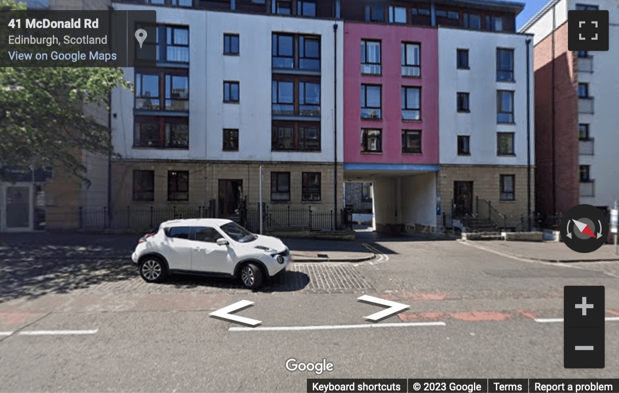 Street View image of Hopetoun Gate, 8b McDonald Road, Edinburgh, Scotland