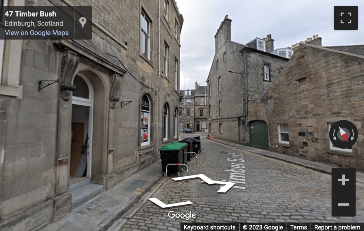 Street View image of 47 Timber Bush, Suite 103, Edinburgh, Scotland