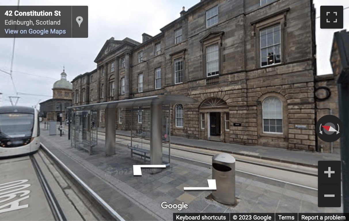 Street View image of Constitution House, 44 Constitution Street, Edinburgh, Scotland