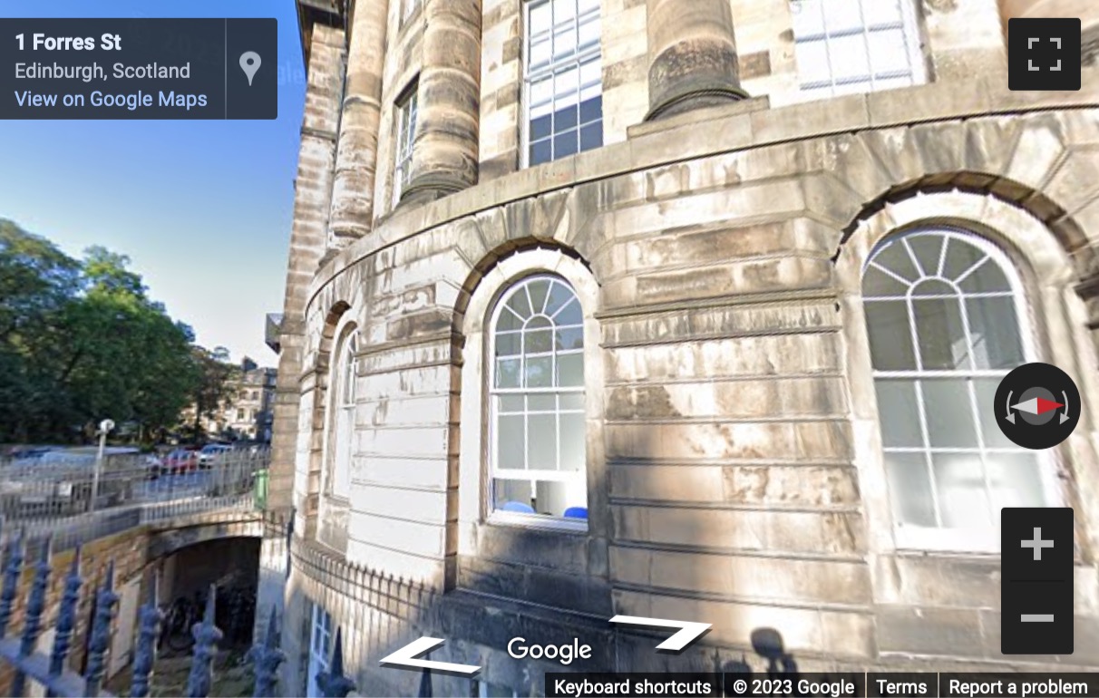 Street View image of 1 St. Colme Street, Edinburgh, Scotland