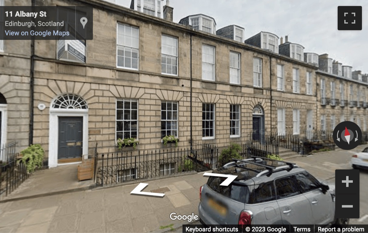 Street View image of Kingsford House, 14 Albany Street, Edinburgh, Scotland