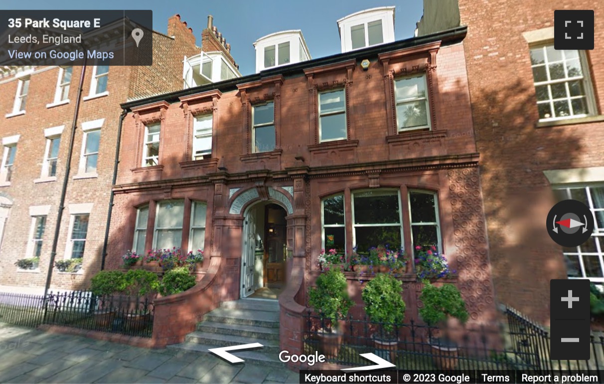 Street View image of Vicarage Chambers, 9 Park Square East, Leeds, Yorkshire