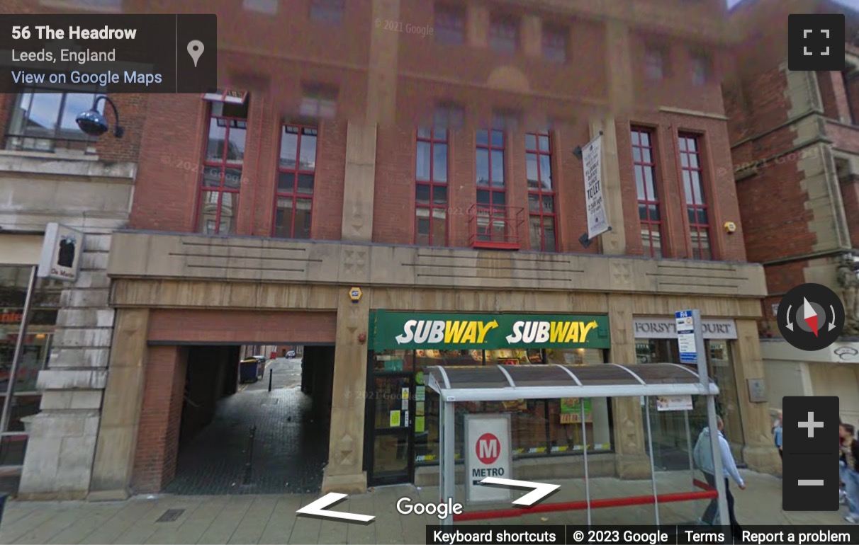 Street View image of LS1 Headrow, 113 The Headrow, Leeds, Yorkshire