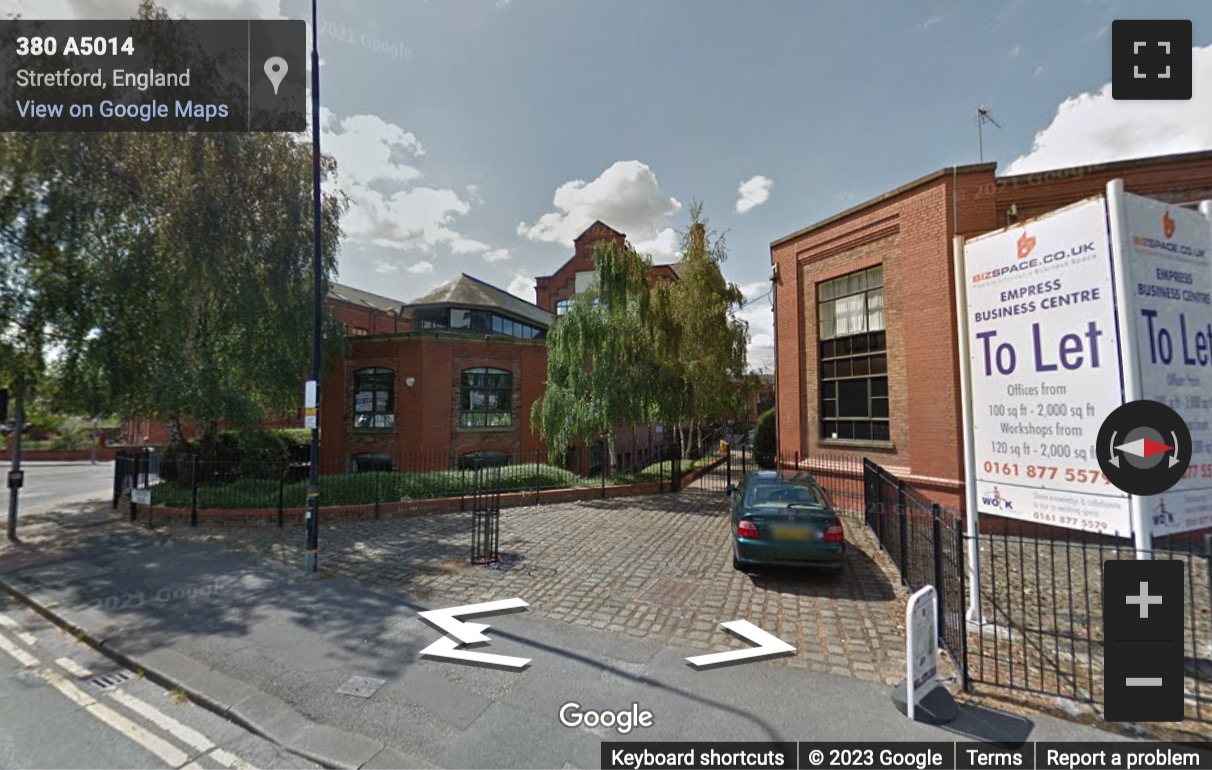 Street View image of Empress Business Centre, 380 Chester Road, Manchester