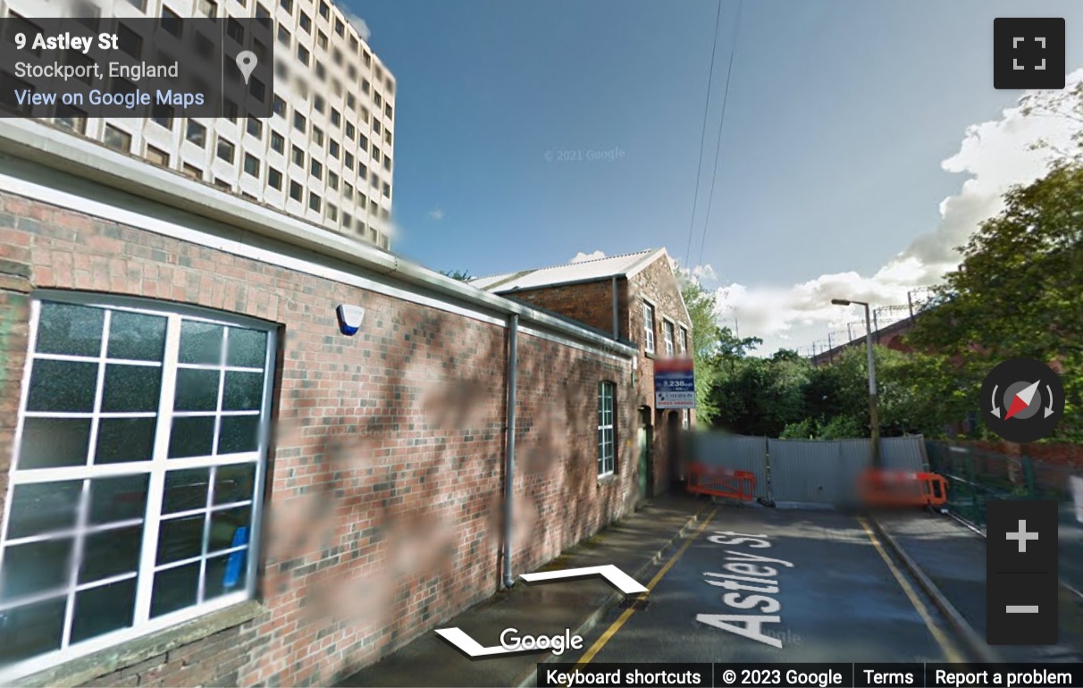 Street View image of Astley Street, Stockport, Cheshire