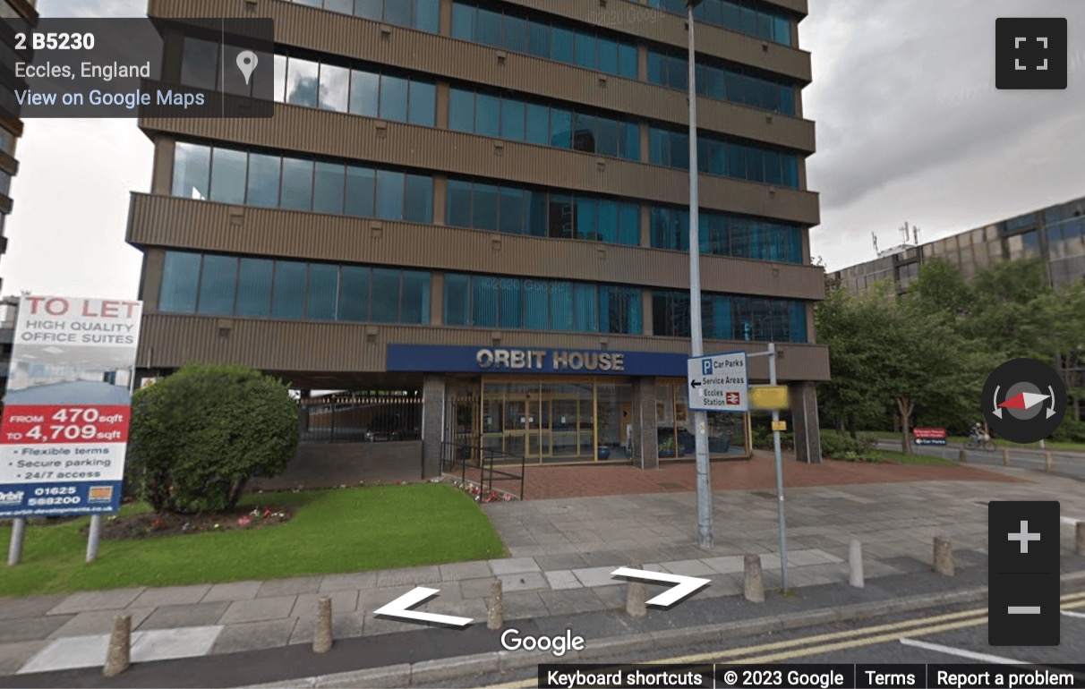 Street View image of Orbit House, Albert Street, Manchester