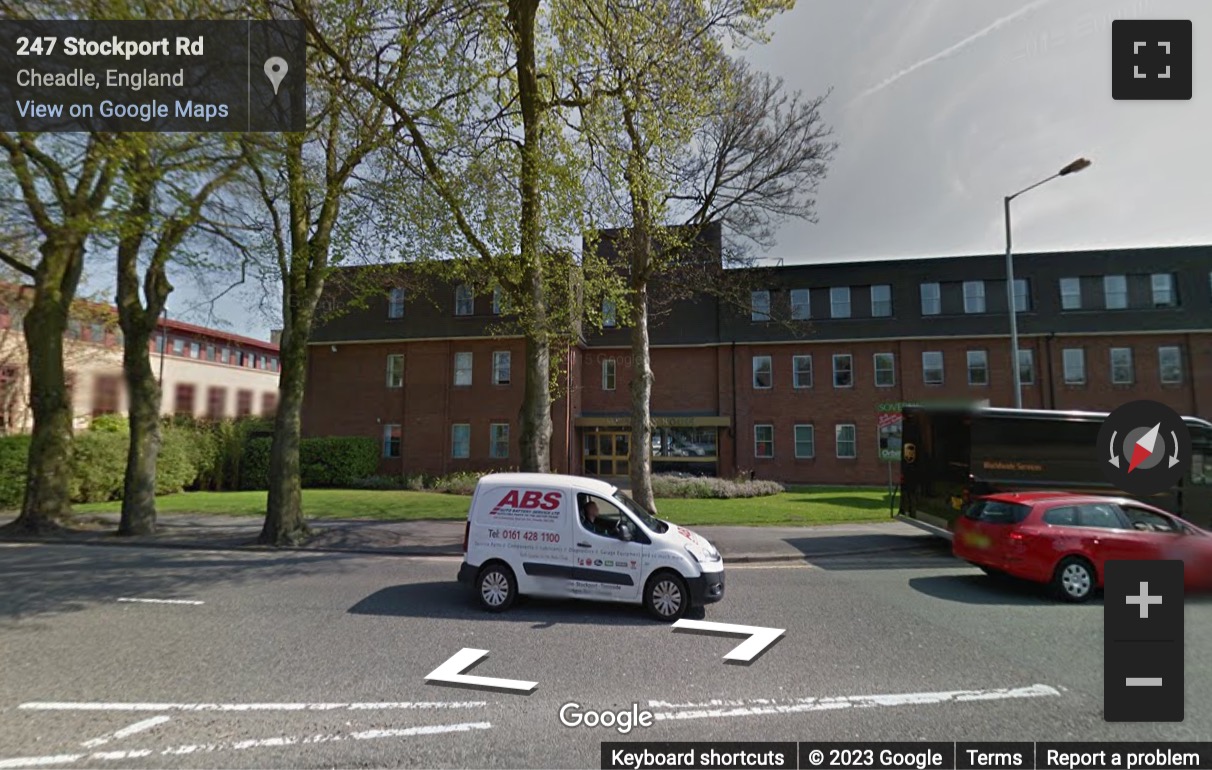 Street View image of Sovereign House, Stockport Rd, Cheadle, Stockport, Cheshire