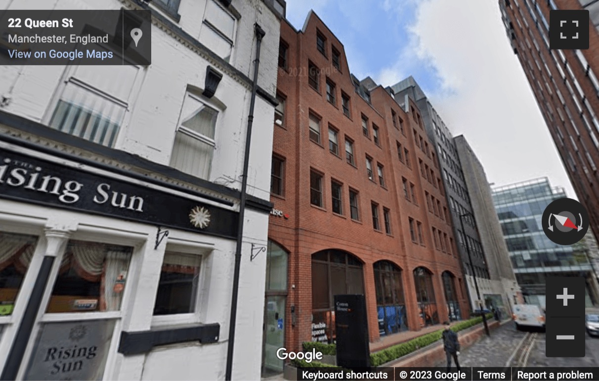 Street View image of Cotton House, 12-18 Queen Street, Manchester, Greater Manchester