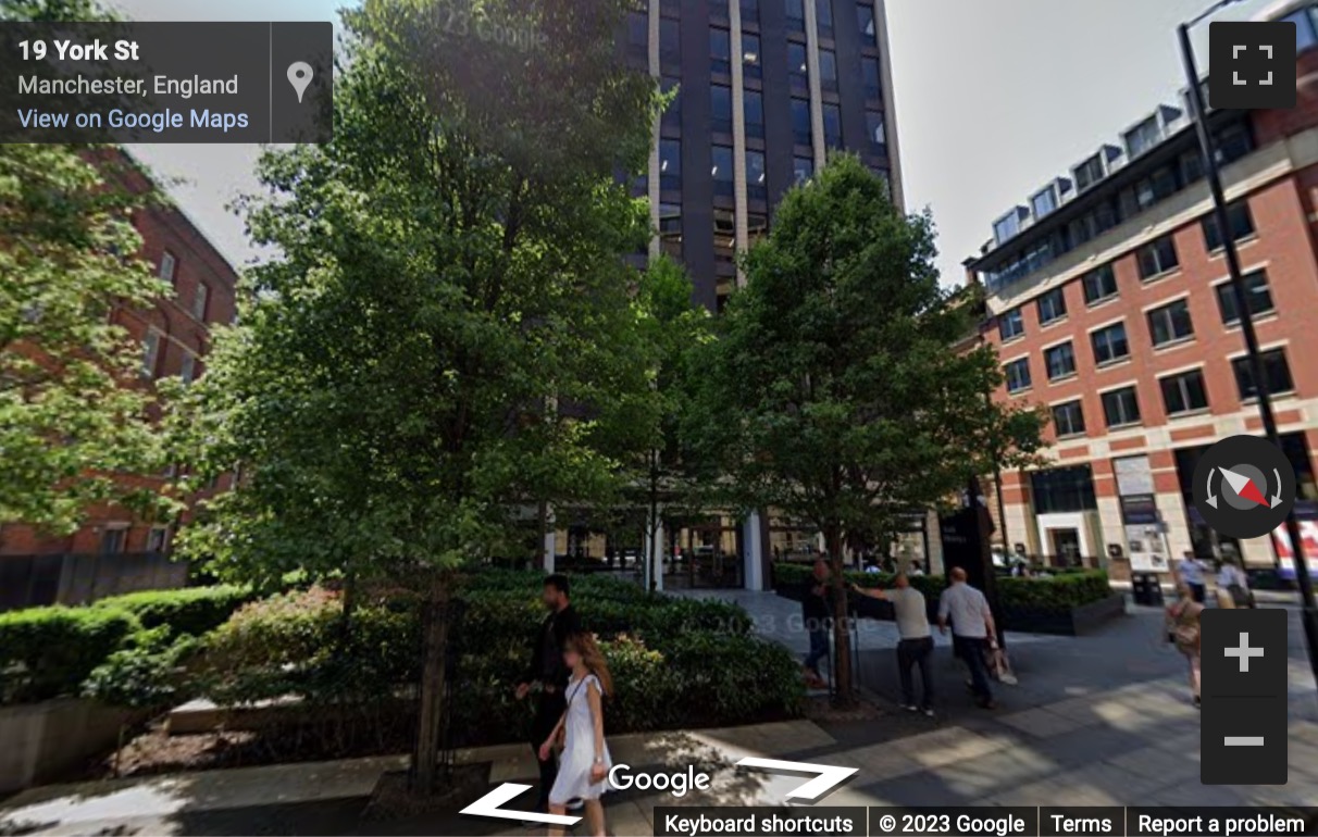 Street View image of York House, 20 York Street, Manchester