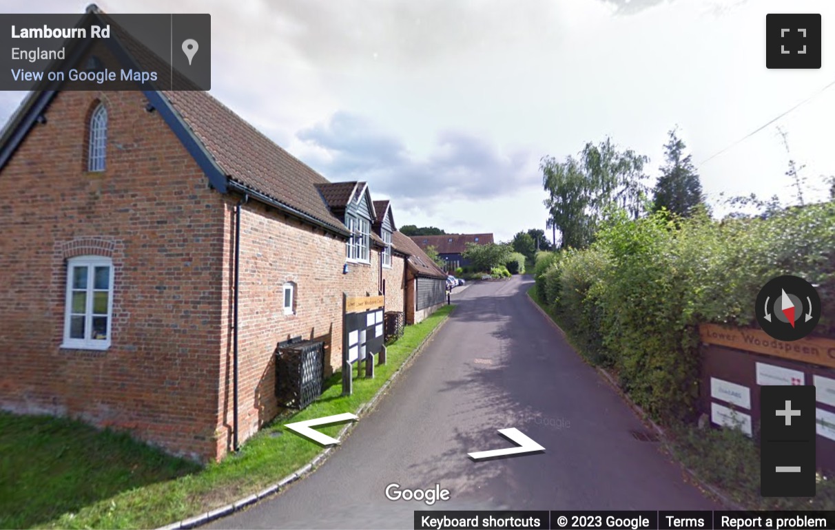 Street View image of 7 Lower Woodspeen Court, Lambourn Road, Newbury, Berkshire