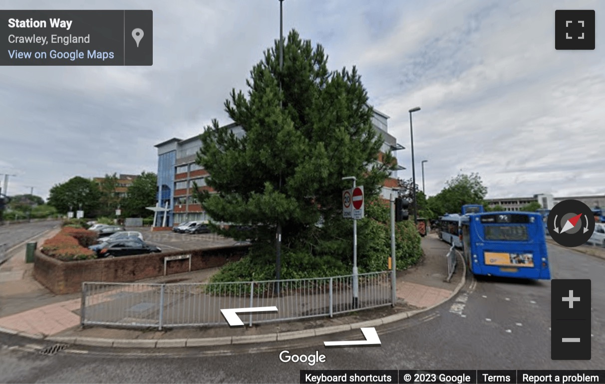 Street View image of 3rd floor, The Pinnacle, Central Court, Station Way, Crawley, West Sussex