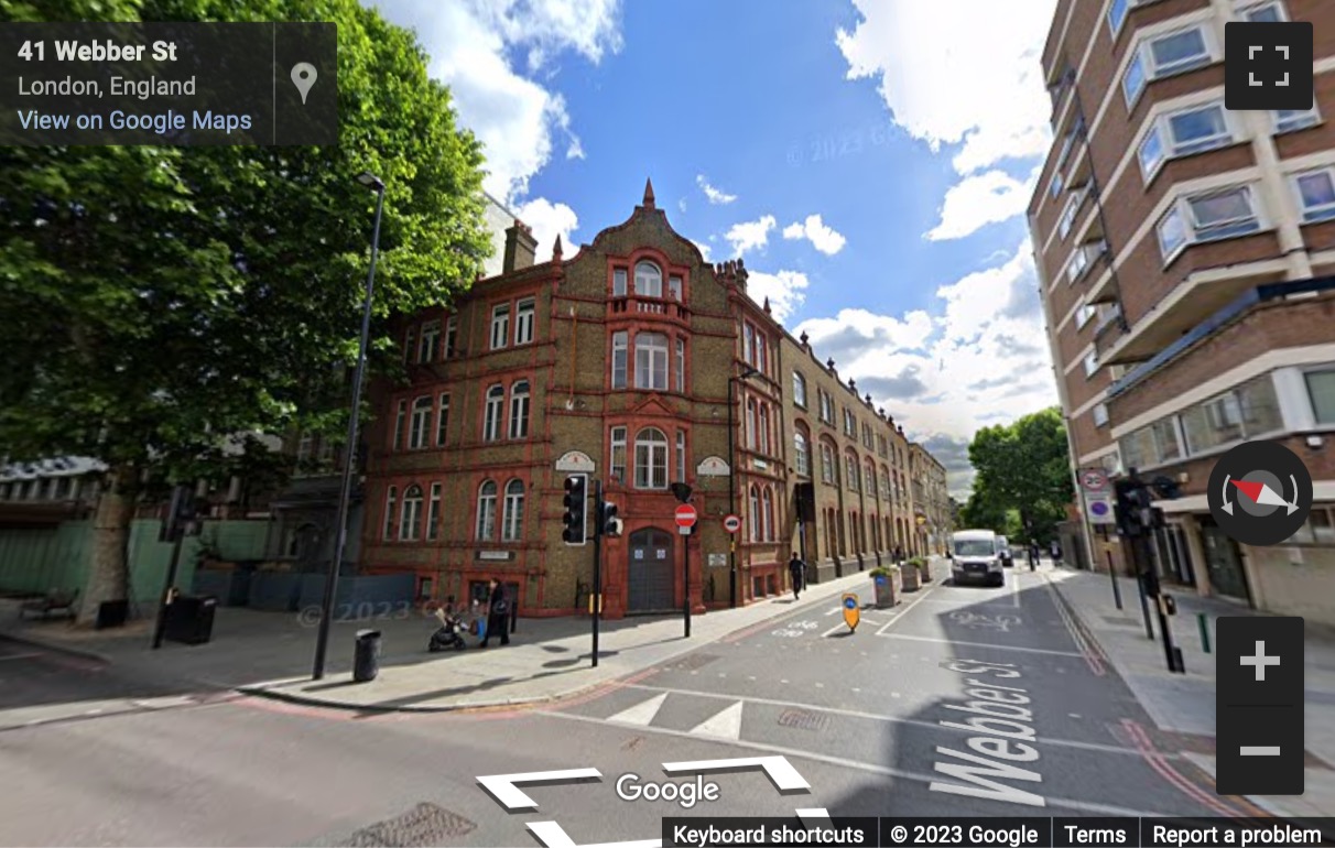 Street View image of The Blackfriars Foundry, 156 Blackfriars Road, London, SE1, UK