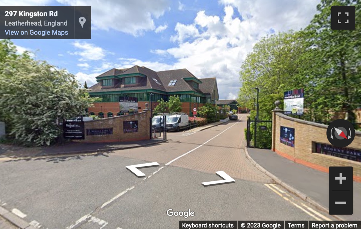 Street View image of Dorset House, Regent Park, Kingston Road, Leatherhead, Surrey