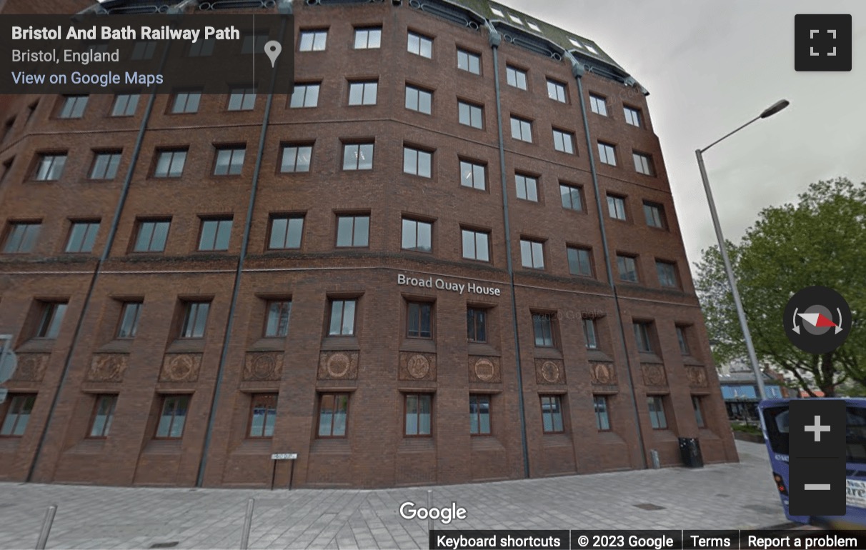 Street View image of Broad Quay House, Prince Street, Bristol, Gloucestershire