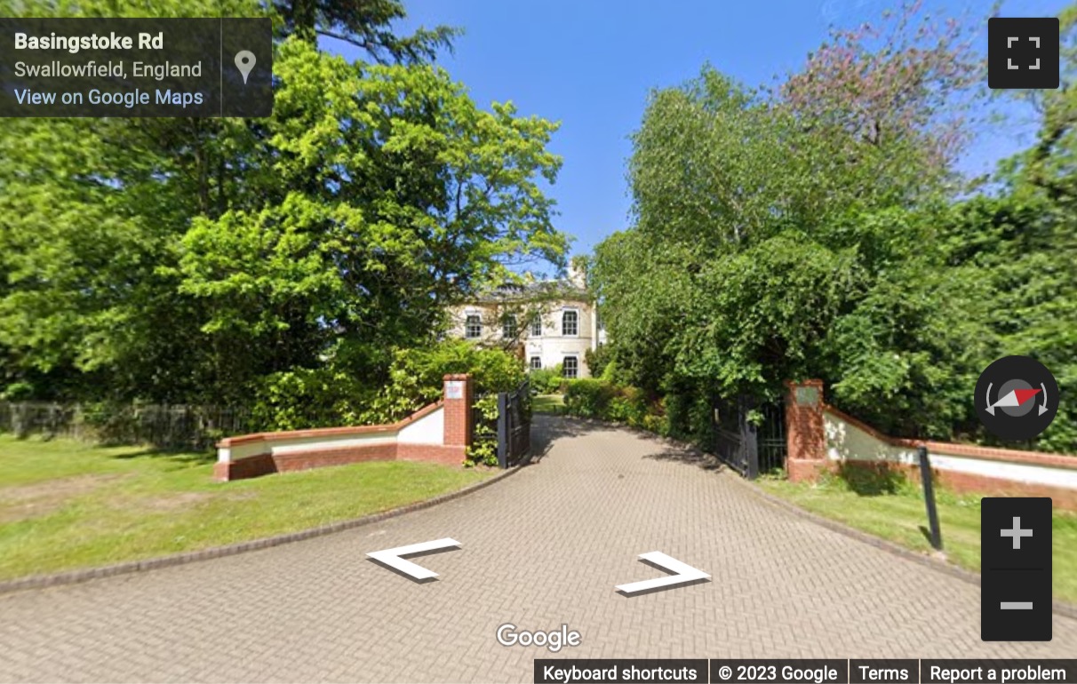 Street View image of Wyvols Court, Old Basingstoke Road, Swallowfield, Reading